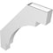 Ekena Millwork 3 1/2-in. W x 26-in. D x 32-in. H Merced Architectural Grade PVC Knee Brace BRCP035X26X32MRC - alternate 3